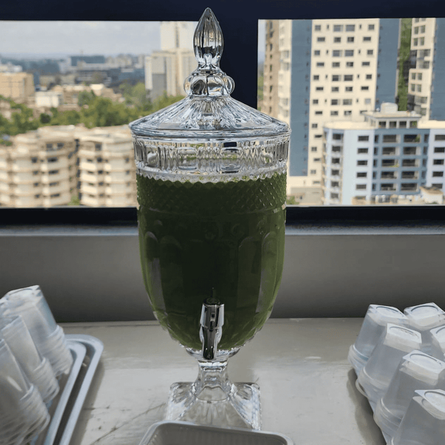 5LDD Glass Crystal Juice Dispenser