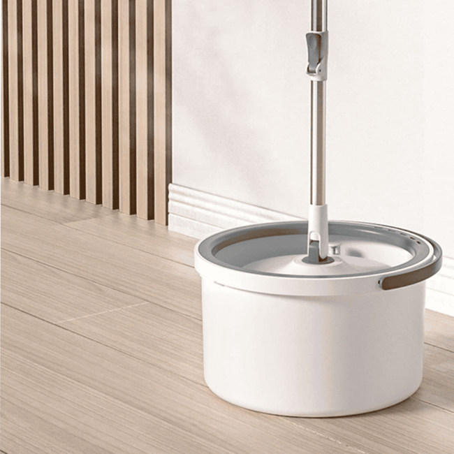 Hand-Free 360° Spin Mop with Bucket