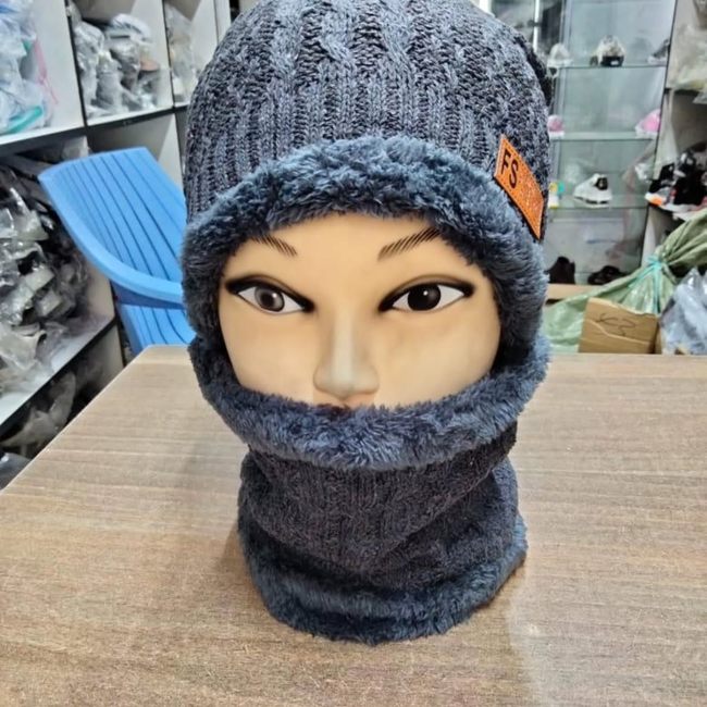 2-Piece Set Beanie + Scarf