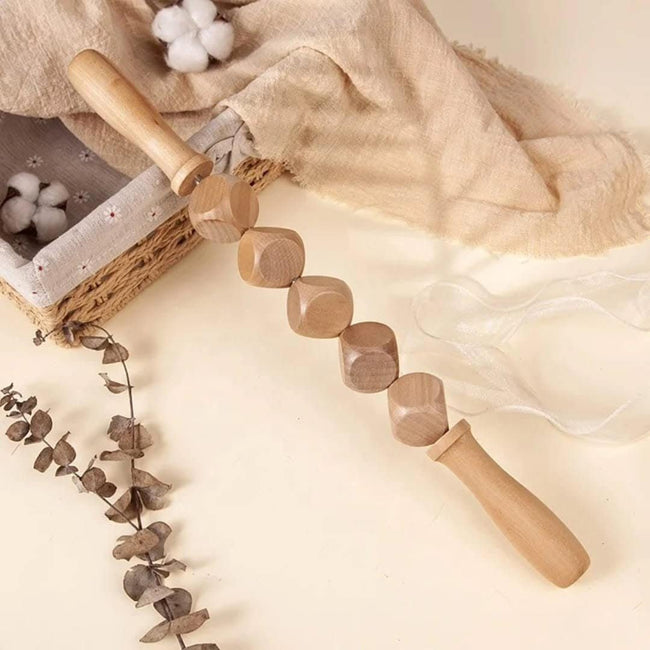 6 Wooden Massage Roller