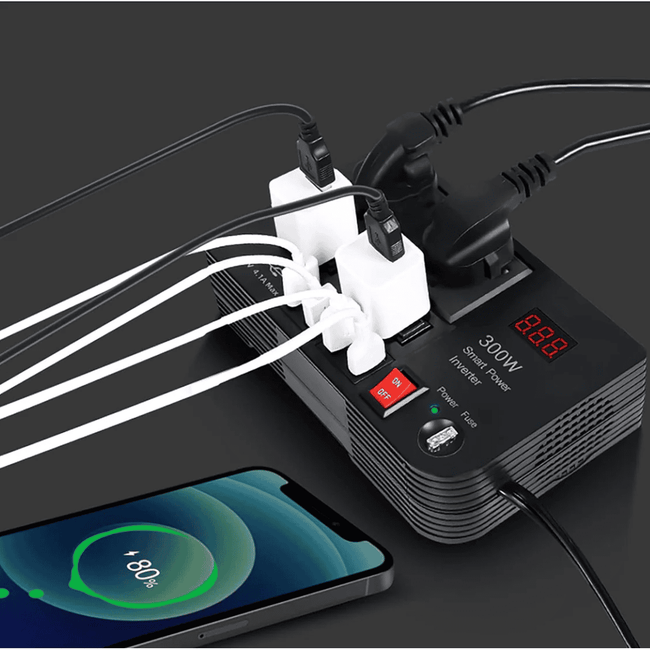 300W Car Inverter 12V to 220V Converter