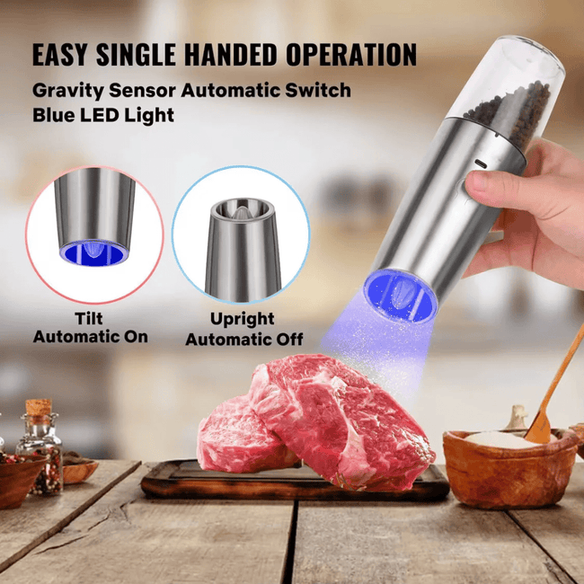 Rechargeable Electric Salt and Pepper Grinder