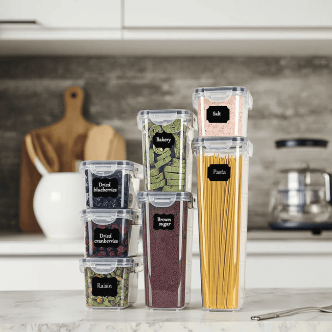 7pcs BPA-Free Airtight Plastic Containers