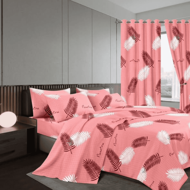Woolen Duvet with Matching Curtains