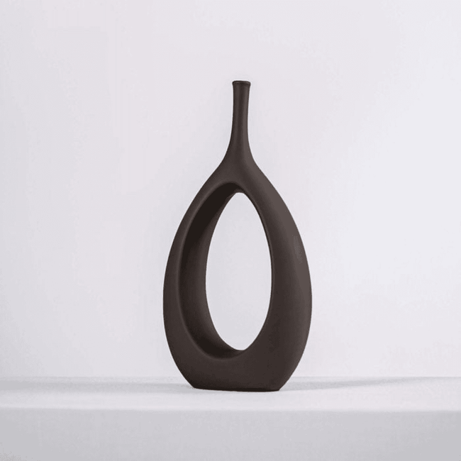 Hollow Out Abstract Doughnut Vase