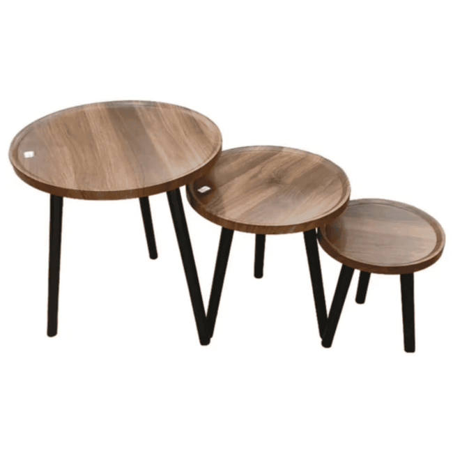 3 in 1 Wooden Table Set