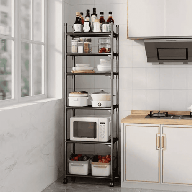 Multipurpose Kitchen Storage Rack with Wheels