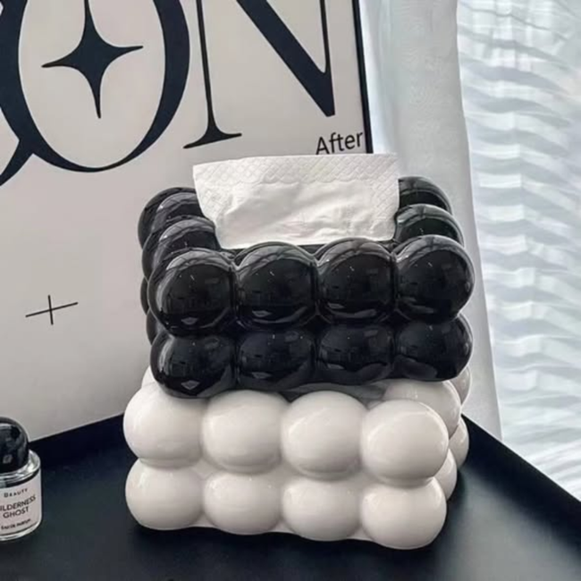 Luxurious Bubble Design Tissue Box