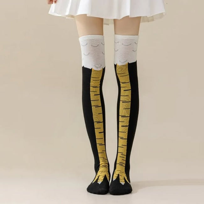 Halloween Funny Chicken Foot Socks