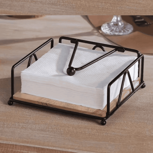 Metallic Napkin Holder