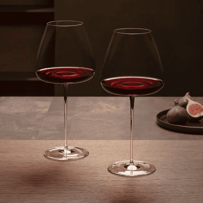2pc Medium Capacity Crystal Wine Glass