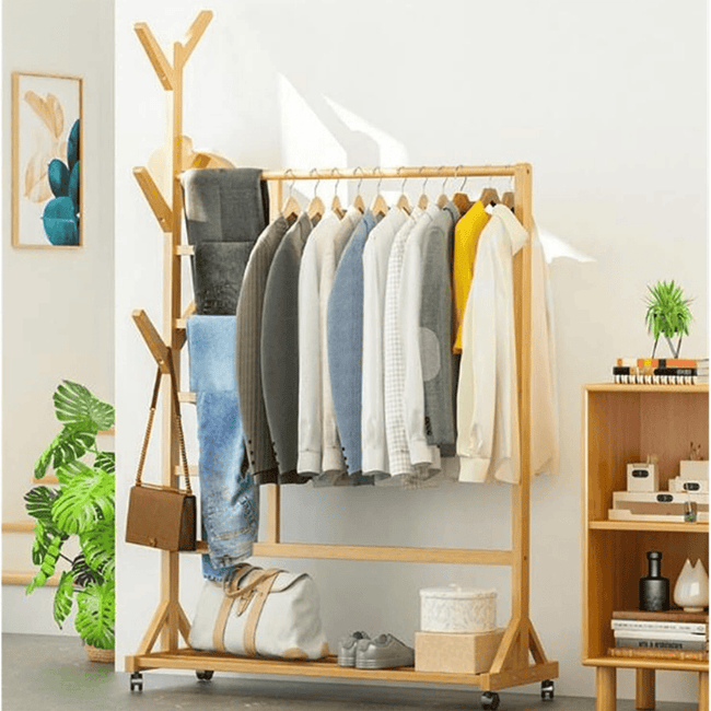 Bamboo Cloth Rack