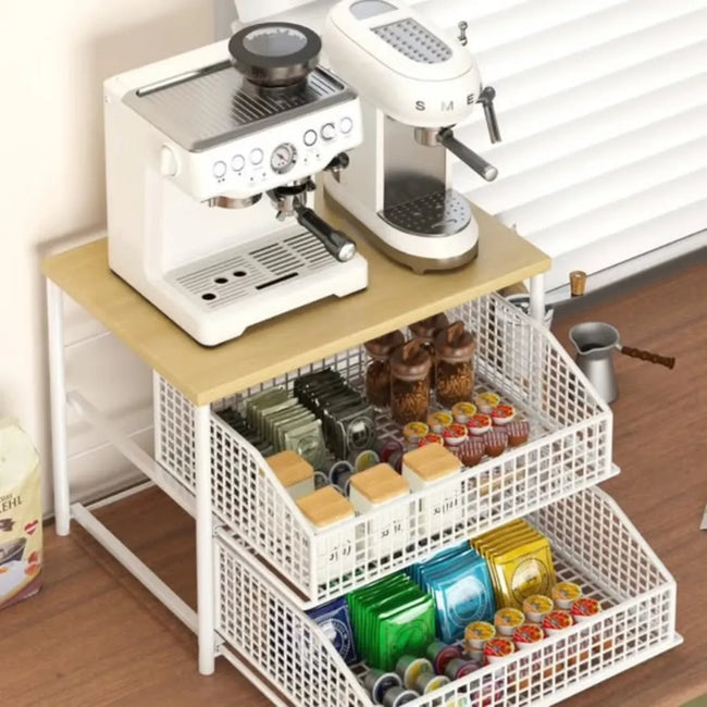 Kitchen Countertop Storage Rack