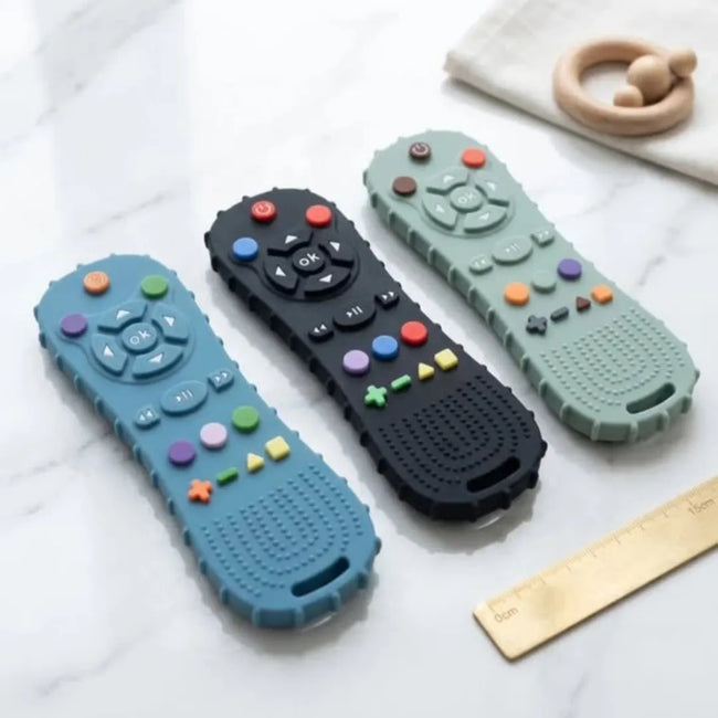 Silicone Baby Remote Teether Chew Toy