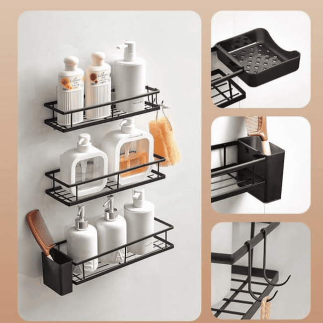Eight-Piece Bathroom Organizer Set