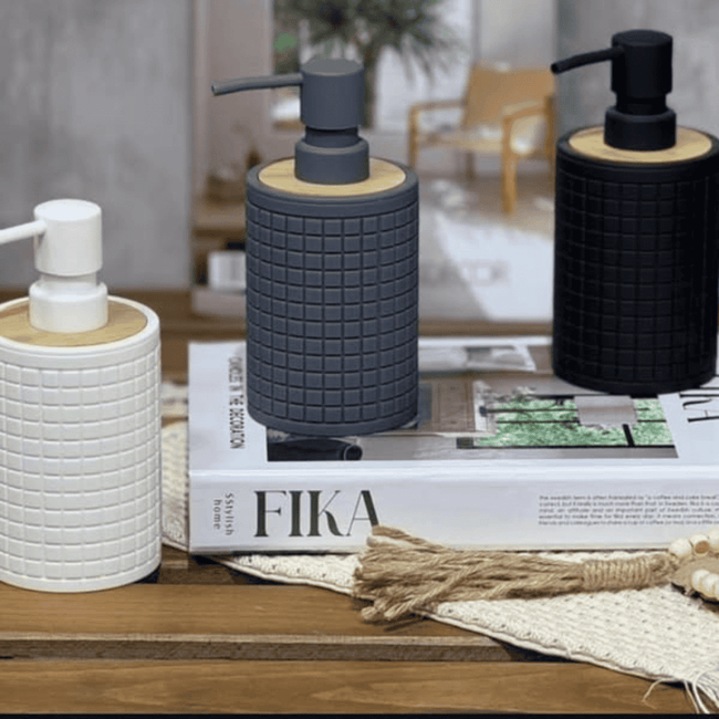 Bamboo Lotion Pump Bottle