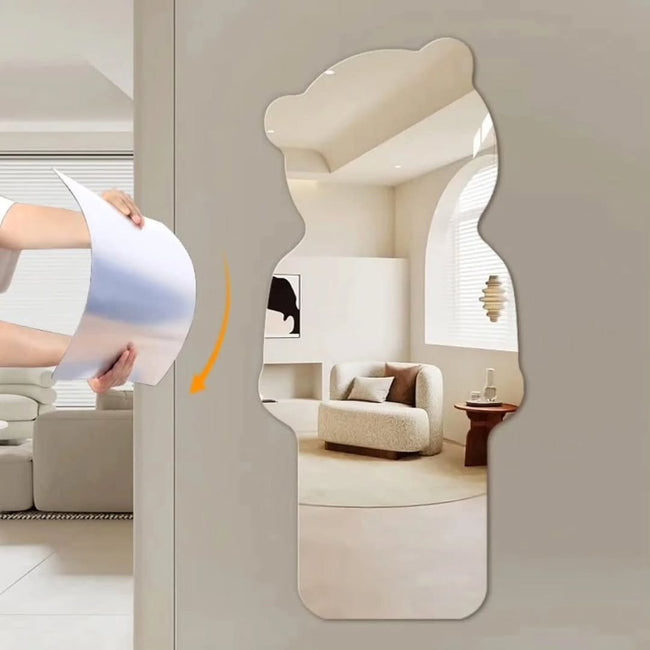 Peel and Stick Acrylic Wall Mirror