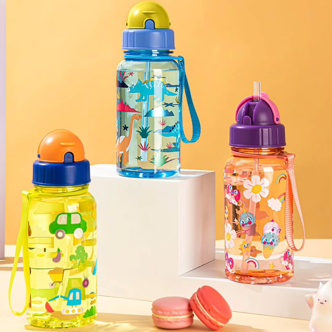 Kids Cartoon-Themed Leak-Proof Water Bottle