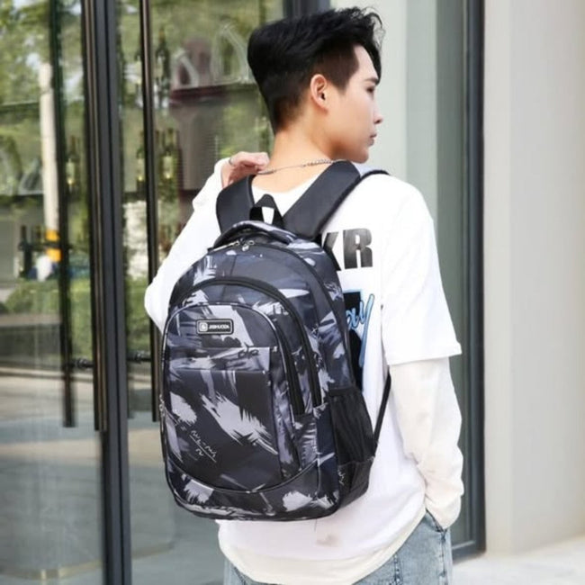 Geometric pattern school bags