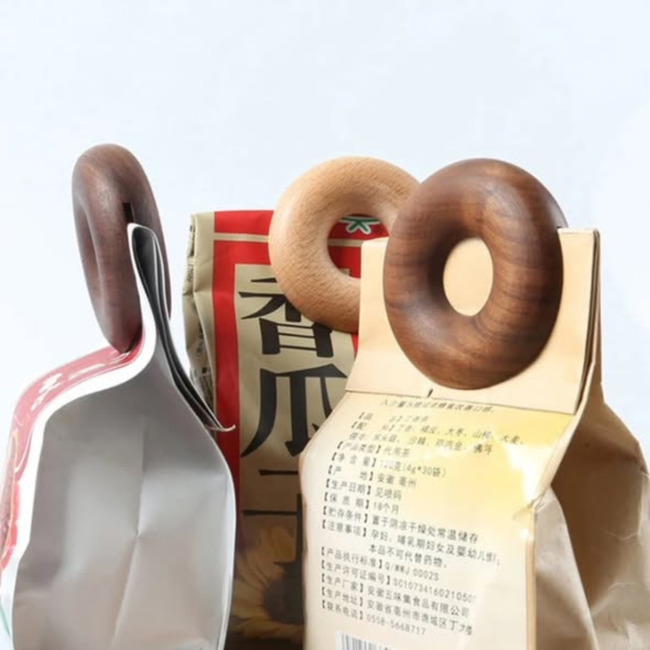 Wooden Food Sealing Clip