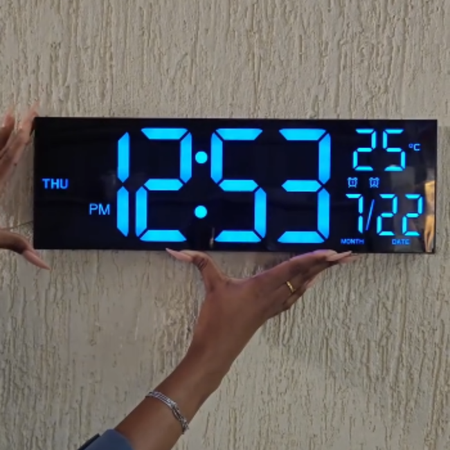 30-Inch LED Digital Alarm Clock