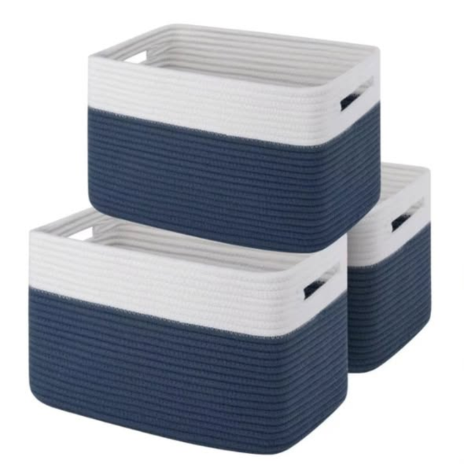 Rectangular Woven Storage Basket