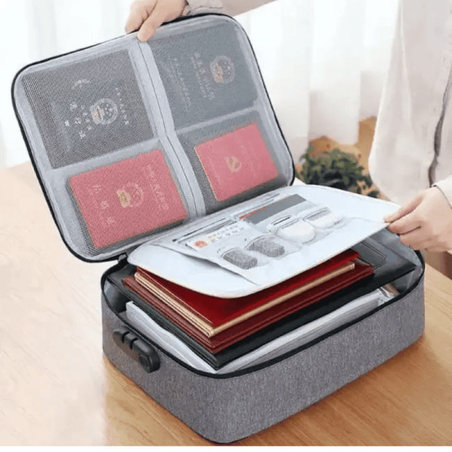 Fireproof/Water-Resistant Documents Organizer
