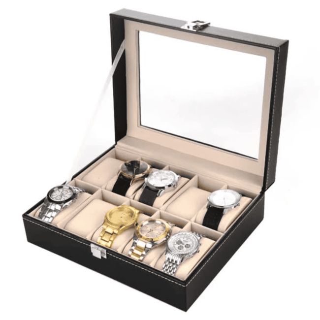 10 Slots Watch Organizer Storage Box
