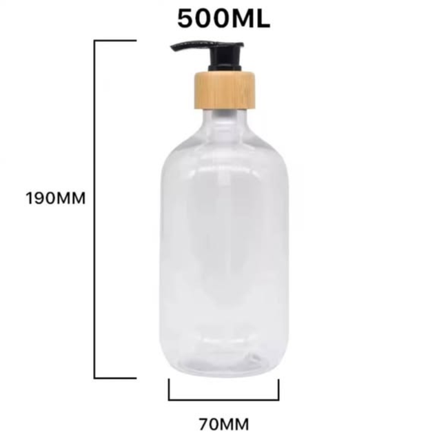 500ml PET Plastic Soap Dispenser Bottle