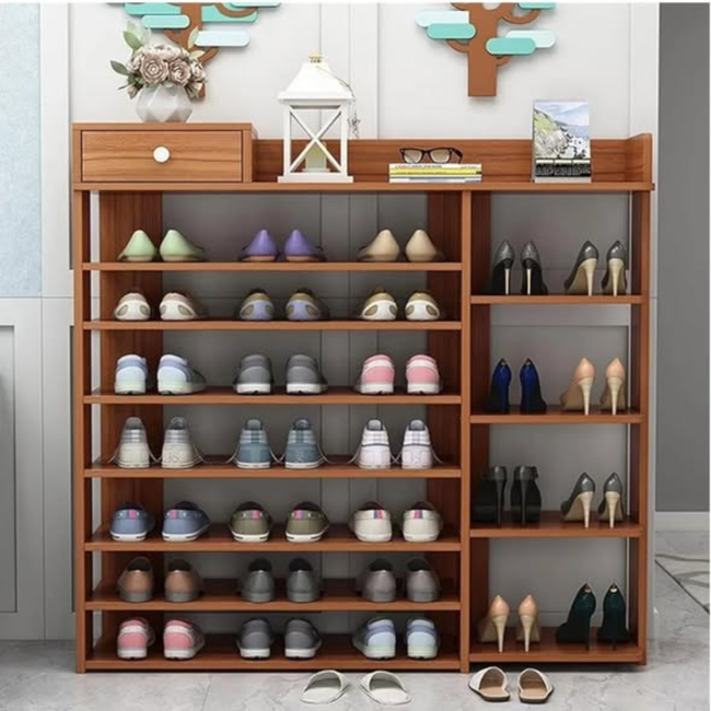 7 Layer Wooden Shoe Cabinet