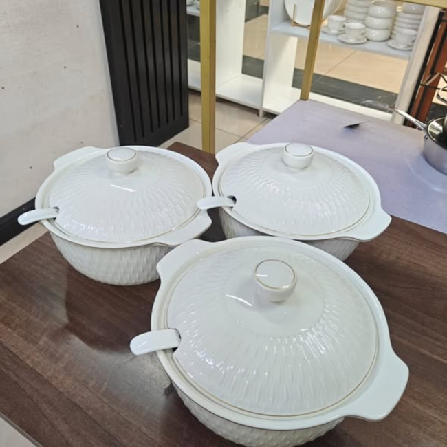 3-Piece Ceramic Bowl Set