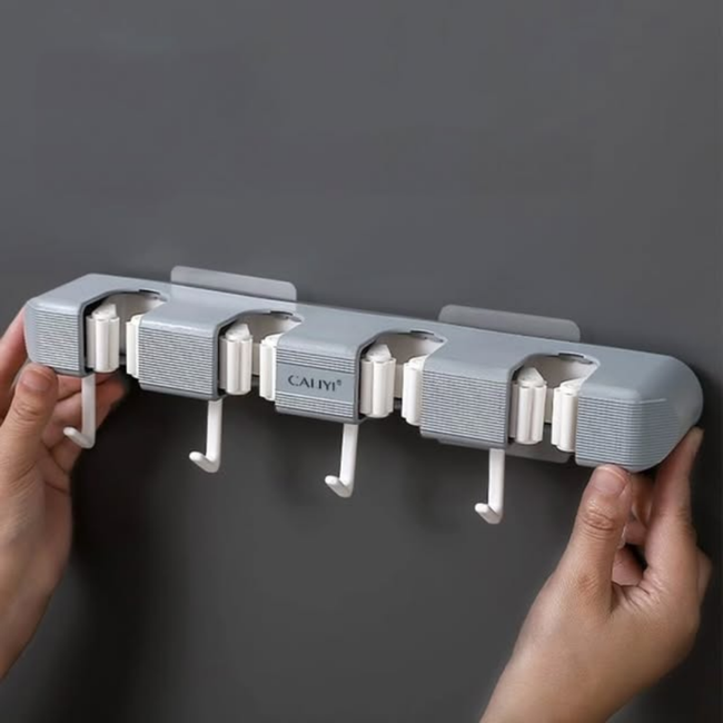 Non-Slip Wall Mounted Mop Holder