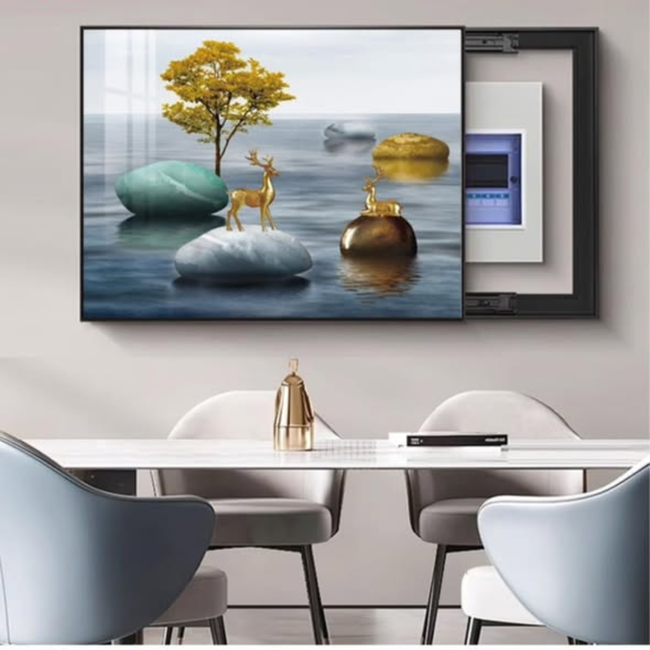 Electric Meter Box Decorative Wall Art Cover