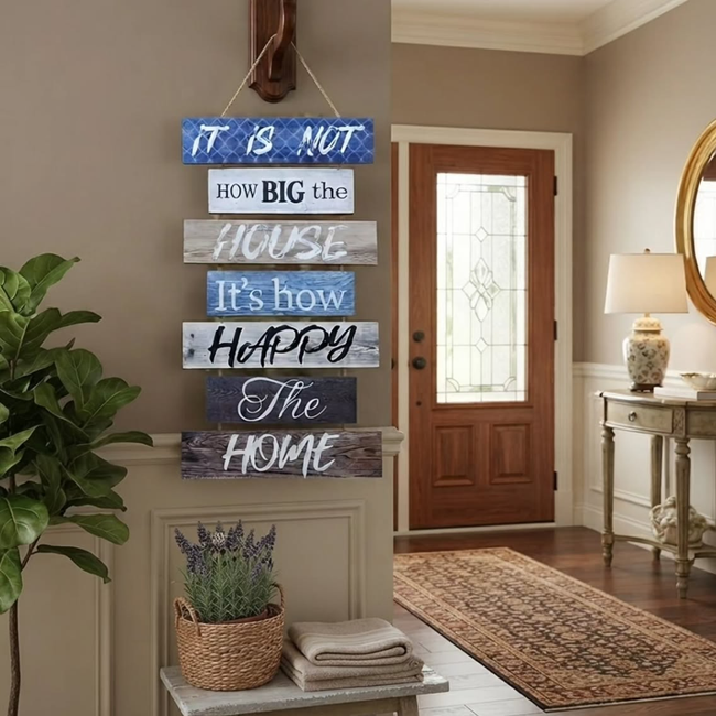 7-Layer Wooden Wall Hanging