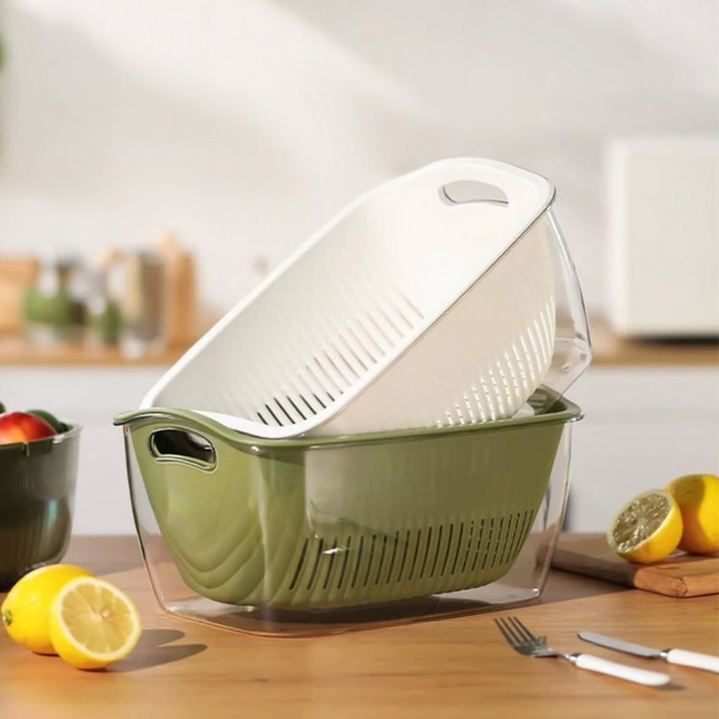 Double Layer Drain Basket