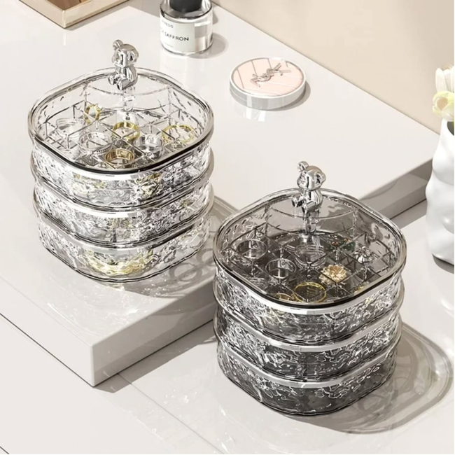 Rotating Acrylic Jewellery Organiser