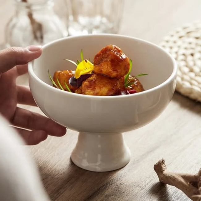 Ceramic Bowl with Stand
