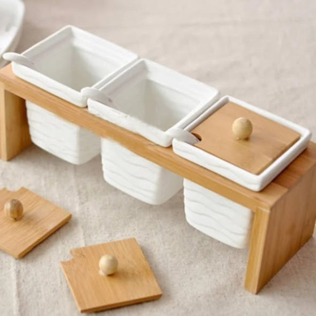 3pcs Ceramic Canister Set