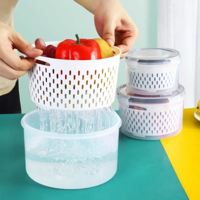Kitchen Freezer Stackable fridge organizer