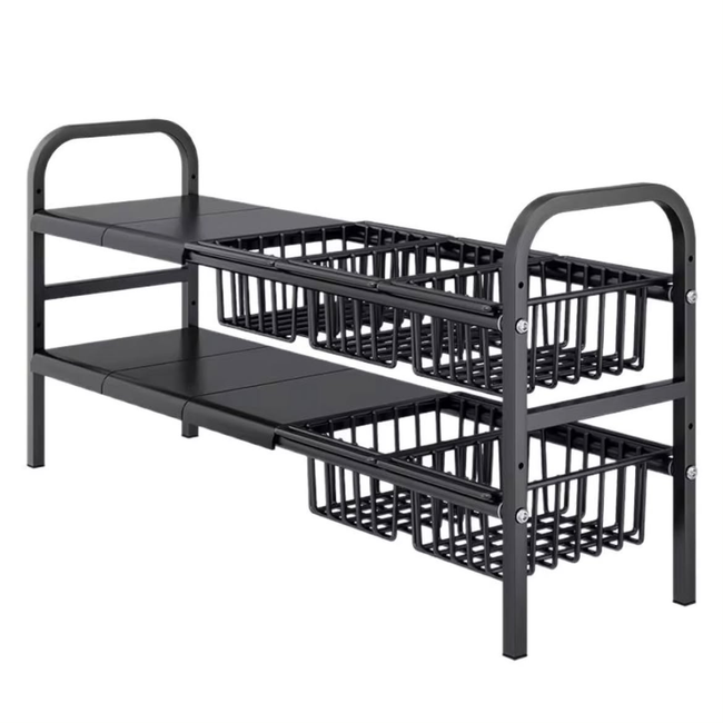 Expandable Under-Sink Organizer (5 Baskets)