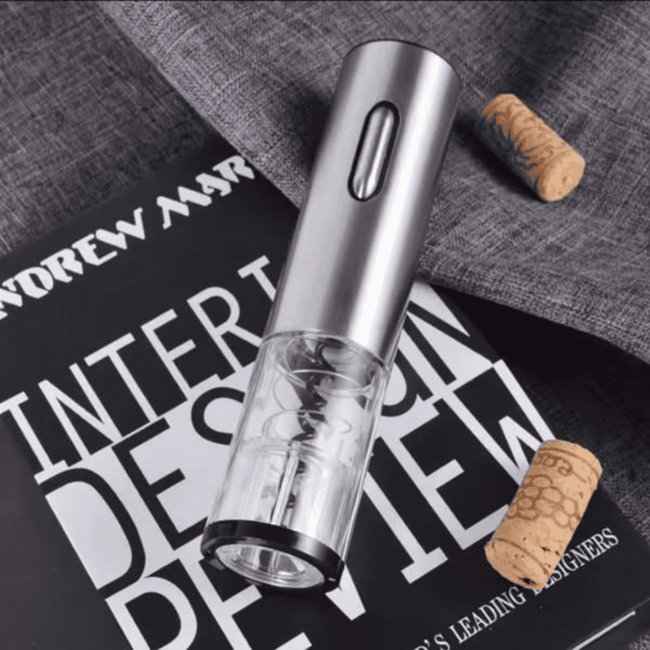 Electric Wine Bottle Opener with Foil Cutter