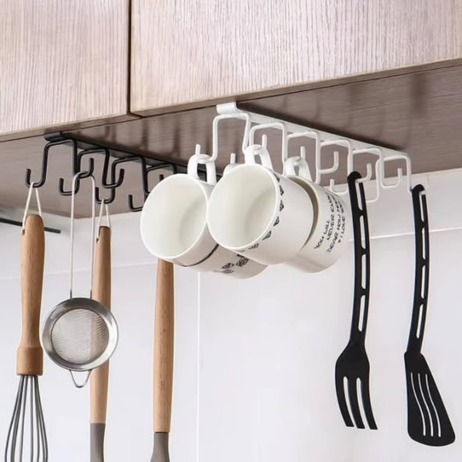 12 Hook Storage Shelf Wardrobe Cabinet