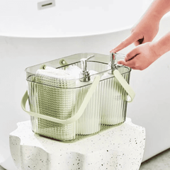 Transparent Bathroom Drain Basket