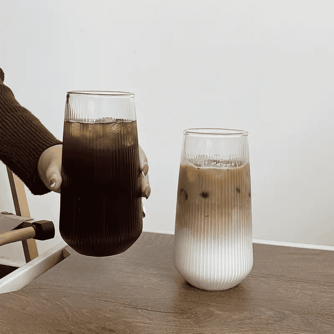 Ribbed Juice/Water Glasses