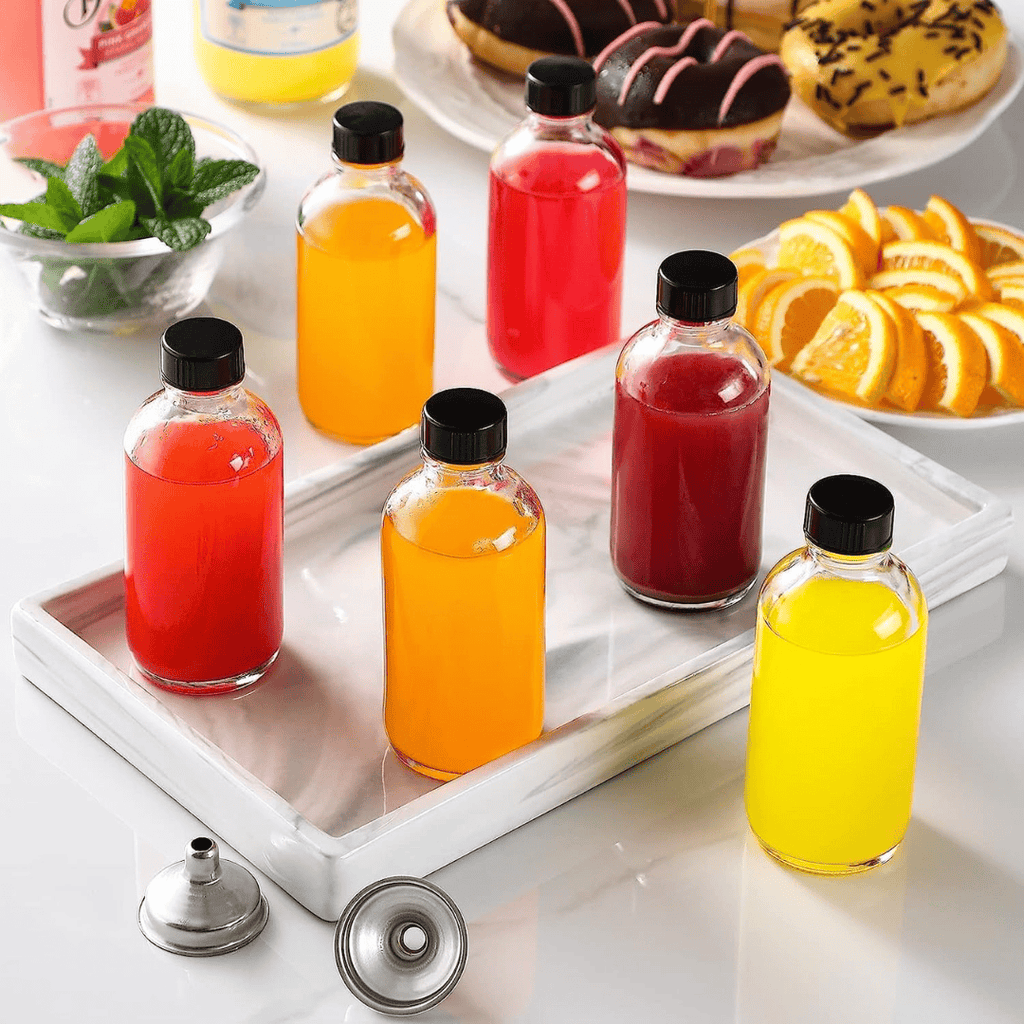 6pc Plastic Wellness Ginger Shot Bottles