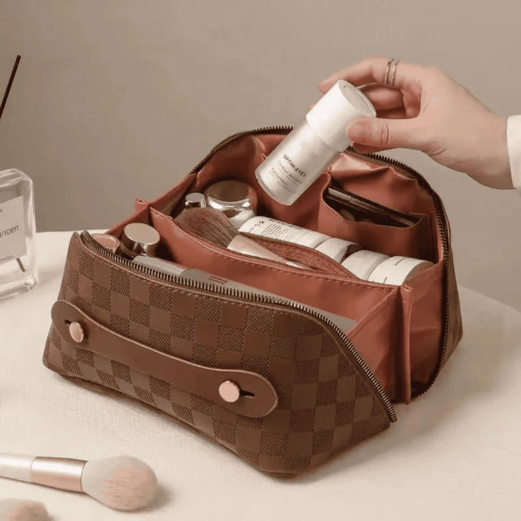 PU Leather Cosmetic Storage Bags
