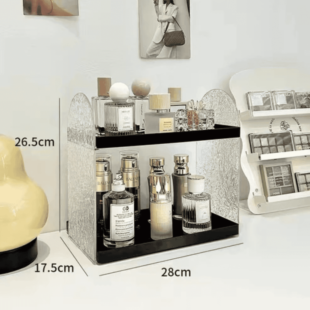 Two-Tier Acrylic Storage Rack