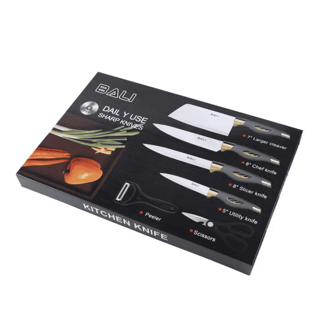 6pcs BALI Knife Set