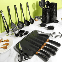 25pcs Silicone Spoons Set