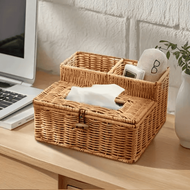 3-Slot Storage Organizer with Serviette Holder